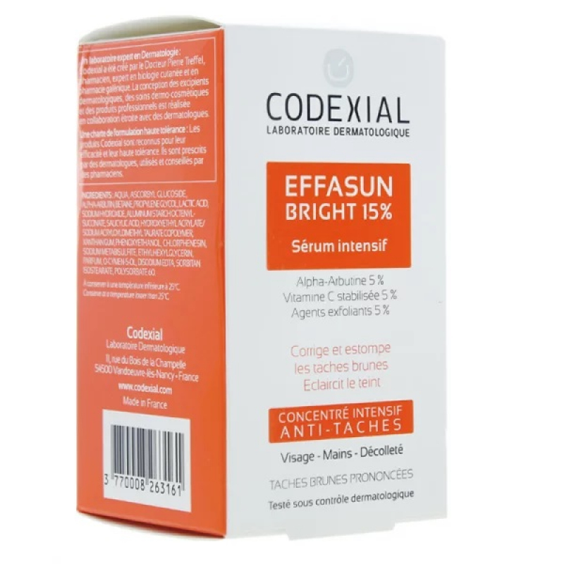 Codexial intensive serum effasun bright 15% _ Huyết thanh làm trắng sáng da đột phá
